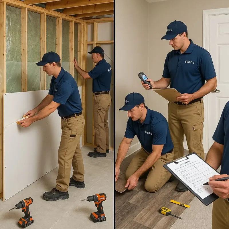 Repairs and Reconstruction process in Lemont, IL